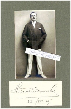 HUBERT MARISCHKA (1882-1959) österreichischer Schauspieler, Bariton, Filmregisseur und Drehbuchautor