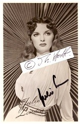 JULIE LONDON (1926-2000) US-amerikanische Schauspielerin und Sängerin. Sie galt als Sexsymbol der 1950er und frühen 1960er Jahre