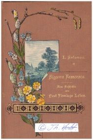 LUDWIG SALOMON (1844-1911) deutscher Journalist, Schriftsteller und Literaturhistoriker