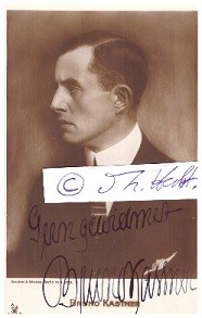 BRUNO KASTNER (1890-1932 SM) einer der beliebtesten deutschen Filmschauspieler seiner Zeit, verheiratet mit der Schauspielerin Ida Wüst, eigene Filmfirma