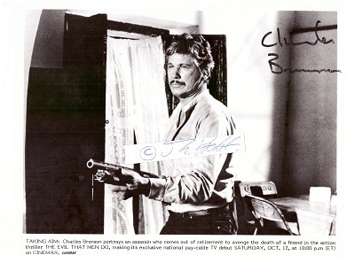 CHARLES BRONSON (1921-2003) amerikanischer Actionstar, u.a. Spiel mir das Lied vom Tod, Ein Mann sieht rot