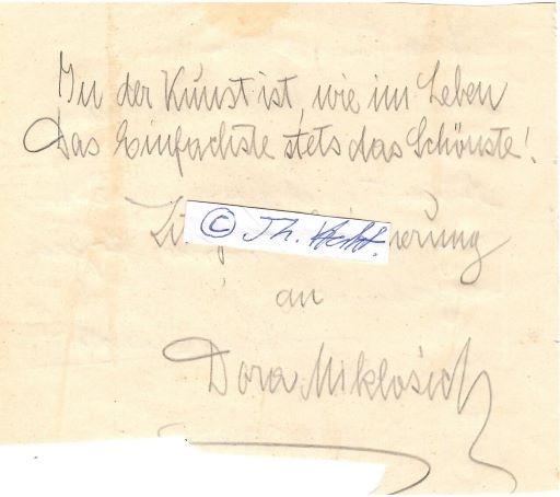 DORA MIKLOSICH (1899-1981) österreichische Schauspielerin und Radiosprecherin, sie wurde 1924 die erste Märchentante des österreichischen Rundfunks (RAVAG : Dora-Tante)