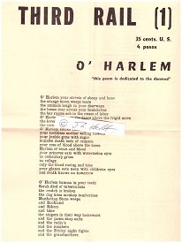 LANGSTON HUGHES (1902-67) afro-amerikanischer Schriftsteller, Dichter. Sein Gedicht I, Too, Sing America wurde zu einer Ikone der Bürgerrechtsbewegung. / American poet, social activist, novelist, playwright, and columnist from Joplin, Missouri. One of the earliest innovators of the then-new literary art form called jazz poetry, Hughes is best known as a leader of the Harlem Renaissance.