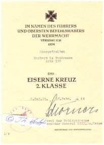 FERDINAND SCHÖRNER (1892-1973) deutscher Generalfeldmarschall, 1945 der letzte Oberbefehlshaber des Heeres, Ritterkreuz des Eisernen Kreuzes mit Eichenlaub, Schwertern und Brillanten