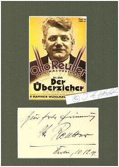 OTTO REUTTER (1870-1931) dt. Vortragskünstler, Kabarettist, Sänger, Verfasser von Liedern und Komiker