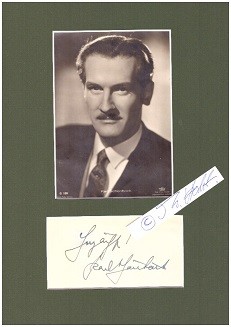 KARL SCHÖNBÖCK (1909-2001) österreichischer Schauspieler, in erster Ehe mit der Schauspielerin Herta Saal und ab 1965 in zweiter Ehe mit der Schauspielerin Corinna Genest verheiratet