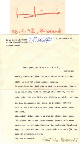 HEINZ BIERKOWSKI (Daten unbekannt) deutscher Schriftsteller