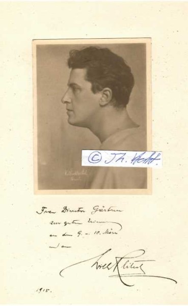 WILHELM KLITSCH (1882-1941) österreichischer Schauspieler und Regisseur / austrian actor and director